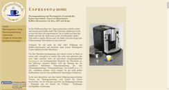 Desktop Screenshot of kaffeevollautomat.espressofreun.de
