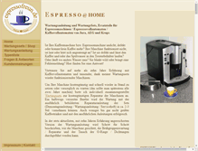 Tablet Screenshot of espressofreun.de